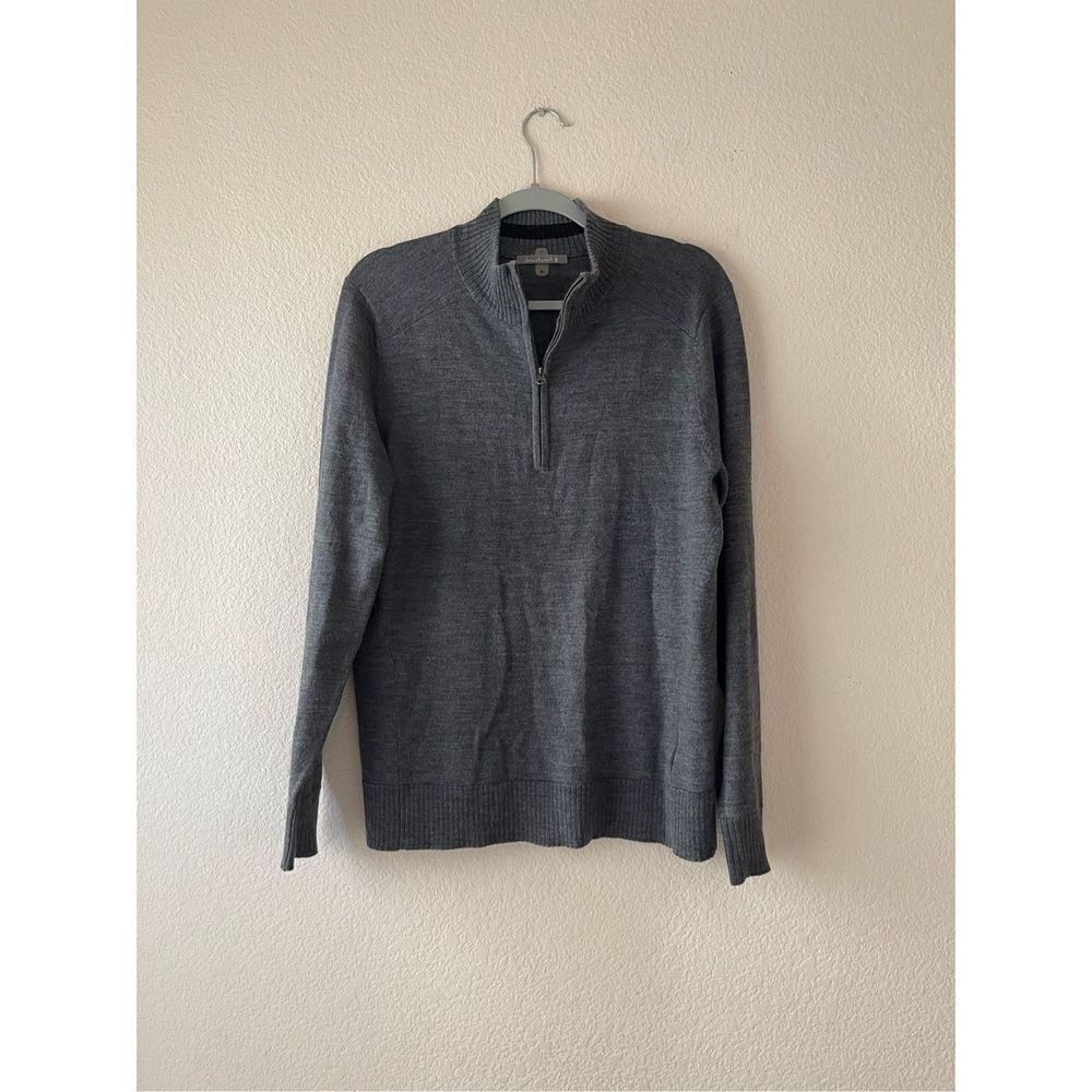 Smartwool mens quarter‎ zip sweater size medium